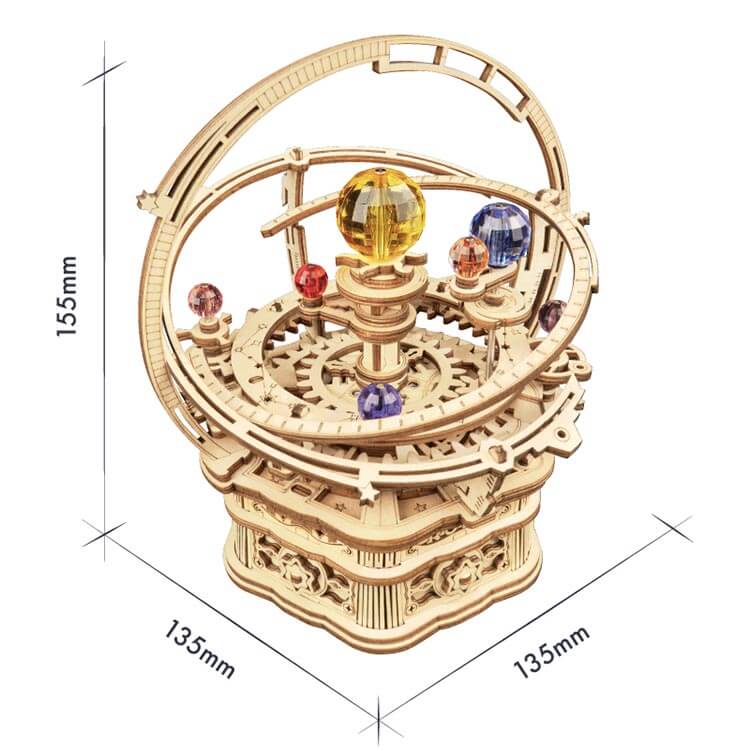 Starry Sky (music box) | wooden construction kit | Wooden Town