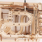 Marble Run Roller Coaster Kit — Birch Plywood, Natural Light Wood – view 4