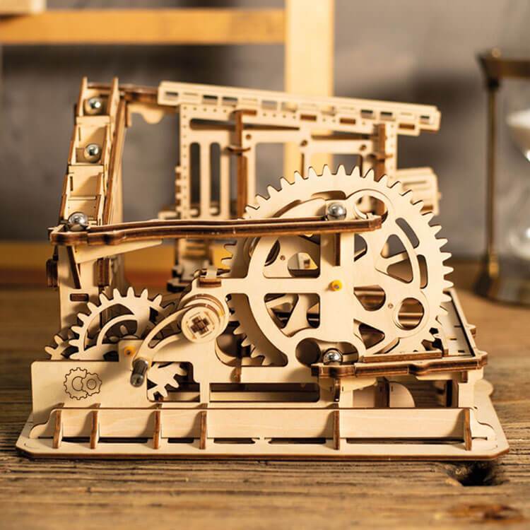 Marble Run: Pipeline Coaster — Light Wood Plywood Puzzle (239 pcs) – view 10