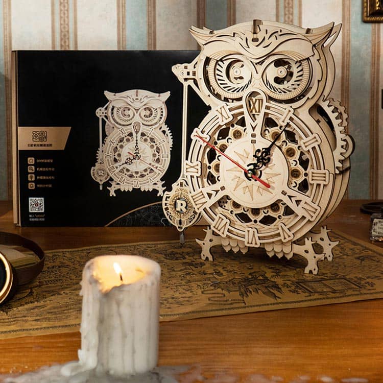 Wooden Owl Clock Kit – view 6