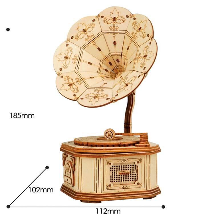 Plywood Gramophone Model Kit – view 4