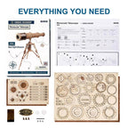 Wooden Telescope DIY Model – view 7