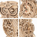 Wooden Owl Clock Kit – view 2