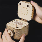 Treasure Box with Numerical Code — Wooden Plywood Puzzle Kit (Natural) – view 11