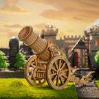 Wheeled Siege Artillery — Plywood Model Kit (Natural Wood, 158 pcs) – view 6