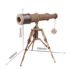Wooden Telescope DIY Model – view 8