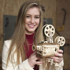 Vintage Vitascope Wooden Projector Kit — Natural Plywood Hand‑Crank – view 16