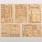 1:80 Wooden Steam Locomotive & Tender Kit – view 6