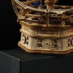 Starry Sky Orrery Music Box — Natural Wood & Colorful Acrylic Planets – view 7