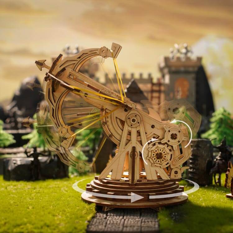 Siege Heavy Ballista — Plywood Tabletop Model (Natural Wood) – view 6