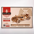 V8 Grand Prix Wooden Model Kit — Natural Plywood, 220 Pieces – view 6
