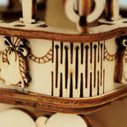 Natural Wood Hot Air Balloon DIY Model – view 6