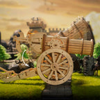 Wheeled Siege Artillery — Plywood Model Kit (Natural Wood, 158 pcs) – view 4