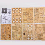 Wooden Army Jeep 3D Model Kit — Laser‑Cut Plywood, No Glue, Brown – view 7