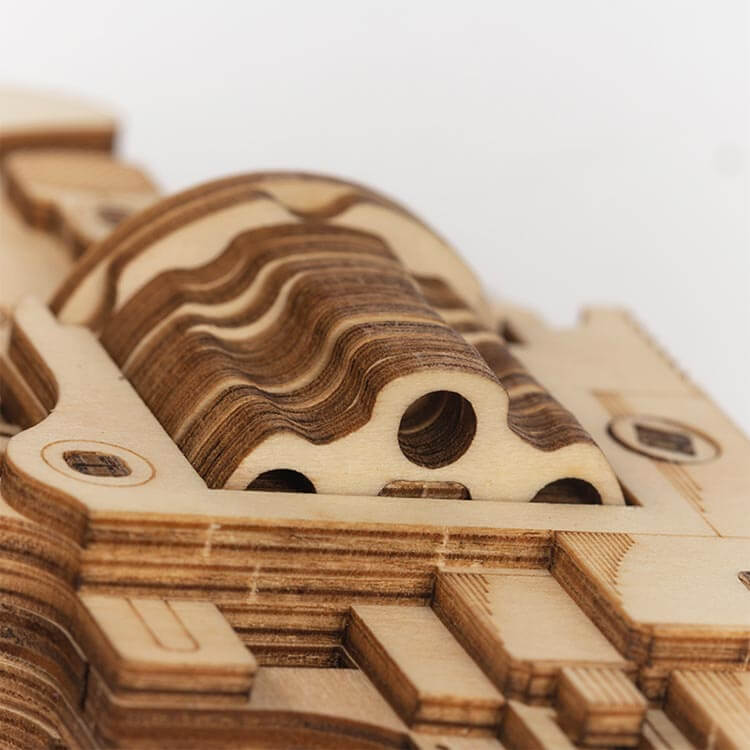 Wooden 3D Puzzle Revolver Kit (Plywood) – view 7