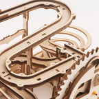 Marble Run Roller Coaster Kit — Birch Plywood, Natural Light Wood – view 5