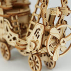 Steampunk Airship Plywood Model Kit — Natural Wood Finish – view 9