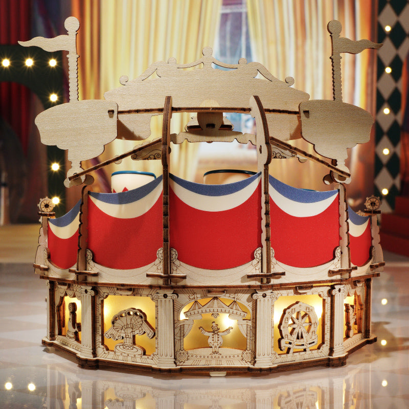 Tilt-A-Whirl Wooden Tea Cups Model – view 5