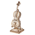 Cello Wooden Desk Model Kit — Plywood, 58 Pieces – 3D wooden model kit