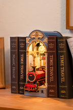 Time Travel Train Station Bookshelf Diorama – view 2