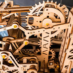Lift Climber — Wooden Marble Run Kit (Natural Beige Plywood) – view 4