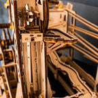 Lift Climber — Wooden Marble Run Kit (Natural Beige Plywood) – view 11