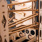 Lift Climber — Wooden Marble Run Kit (Natural Beige Plywood) – view 13
